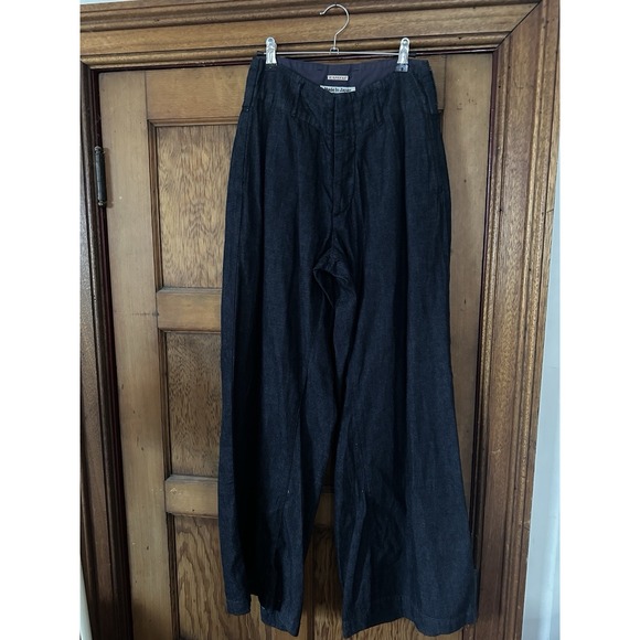 Kapital Pants - Kapital Womens Denim Jeans Size 1 100% Cotton | Made In Japan | Wide Leg Baggy